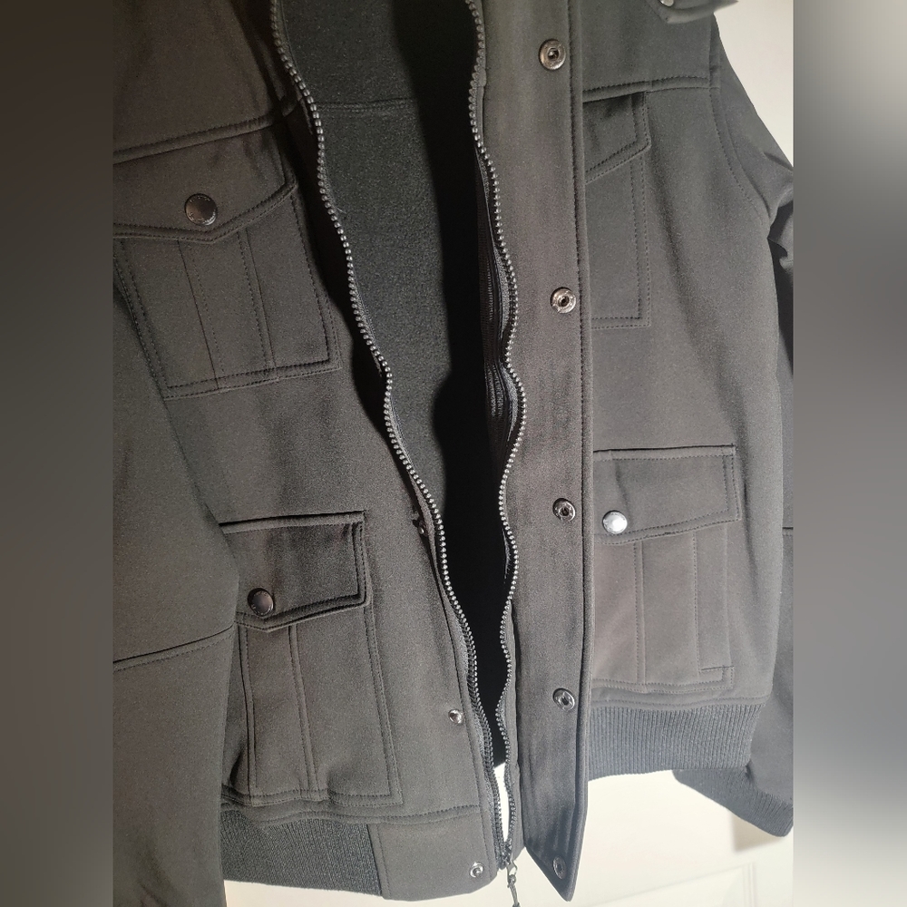 NWT Ben Sherman Soft Shell Hooded Jacket-Large - Picture 8 of 15